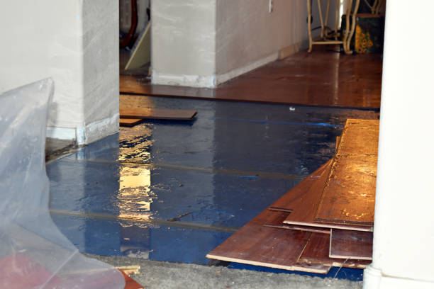 Professional Emergency Water Damage Restoration technician working in Olivet, NJ